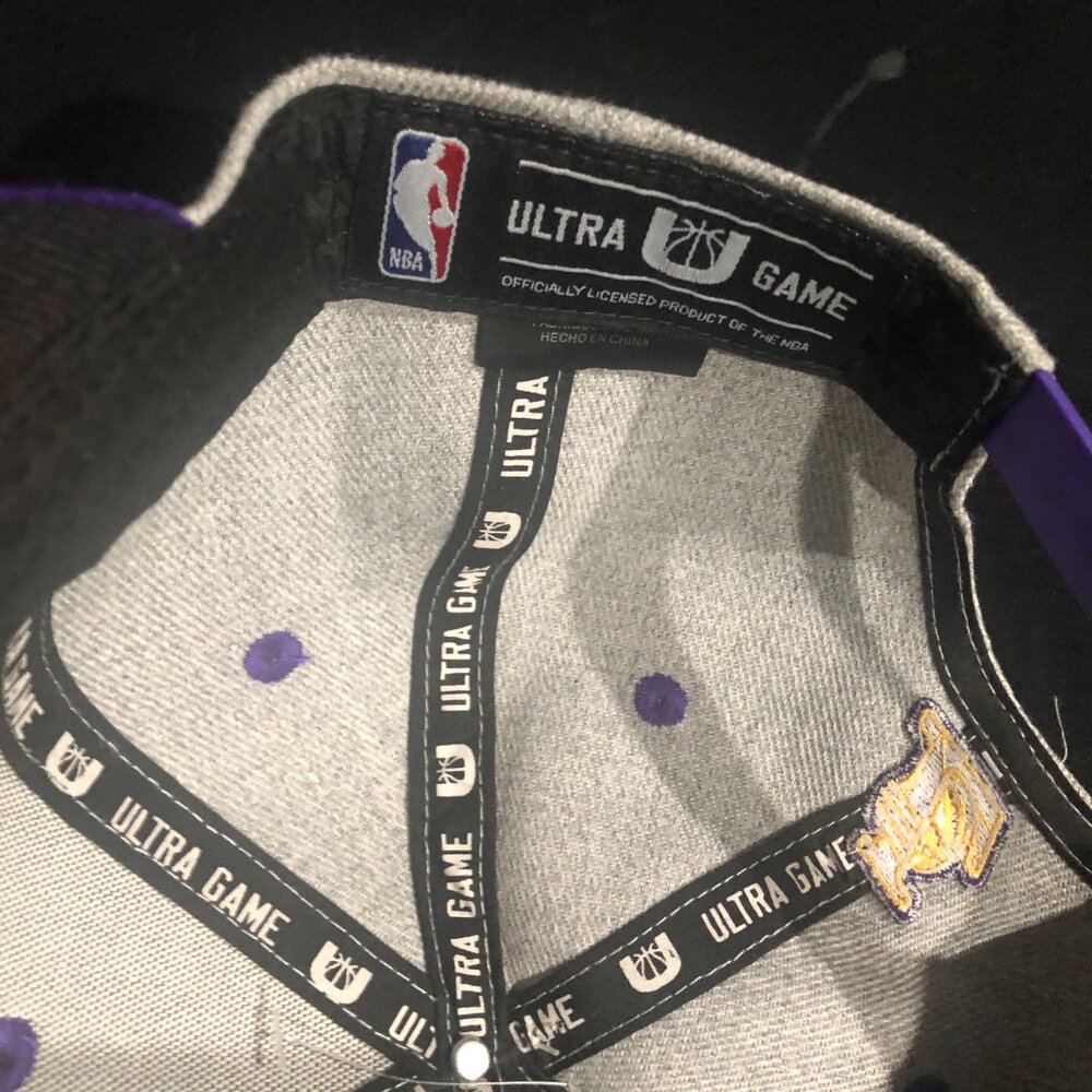 Los Angeles LA Lakers NBA Ultra Game  Old school  snapback Cap Hat flat bill - Picture 4 of 5